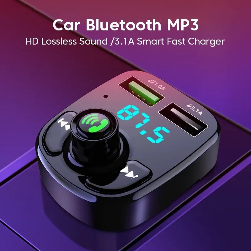 Robot Bluetooth Car - LED MP3 coche Bluetooth FM receptor