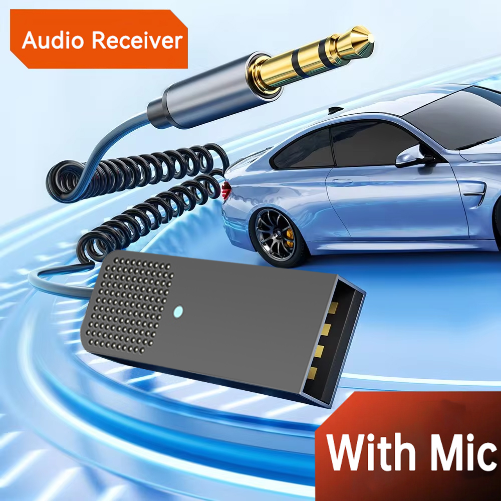 Robot Bluetooth Car - Adaptador auxiliar Bluetooth para coche, nuevo