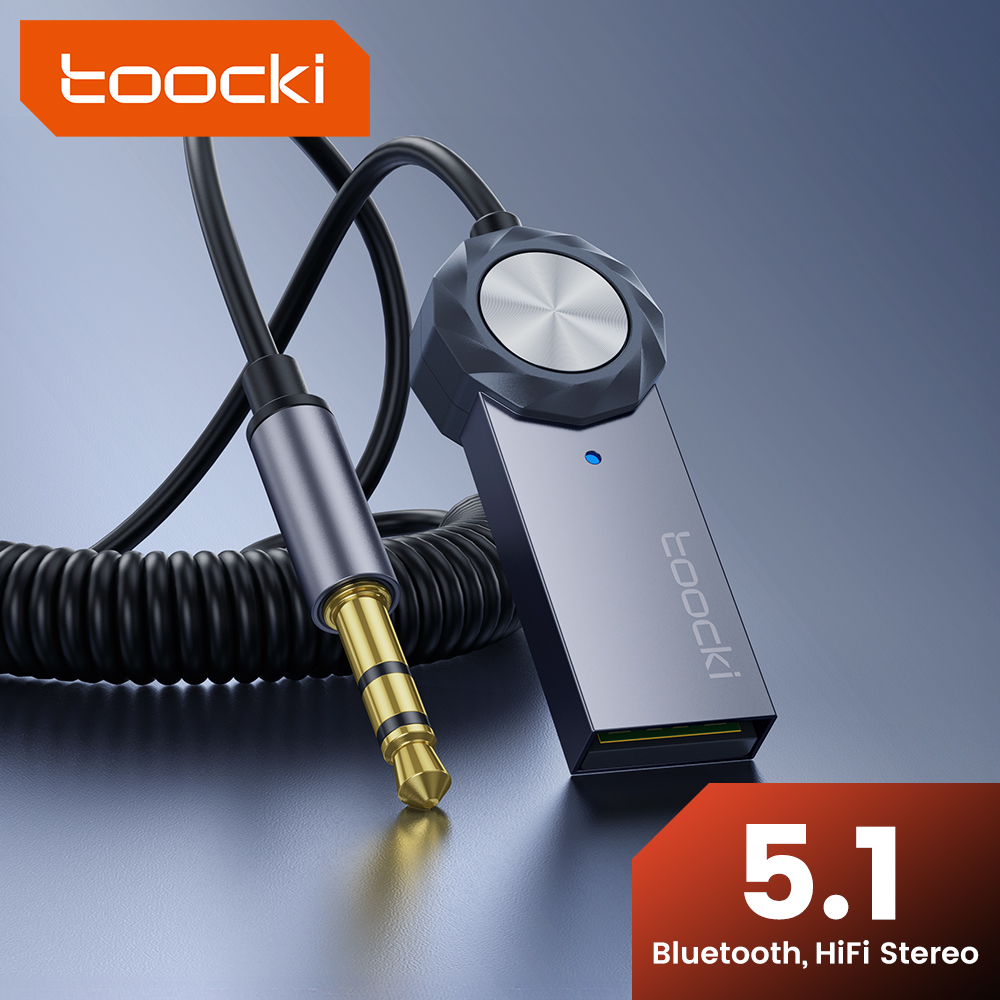 Robot Bluetooth Car - TOOCKI-adaptador auxiliar Bluetooth 5,1 5,0, transmisor