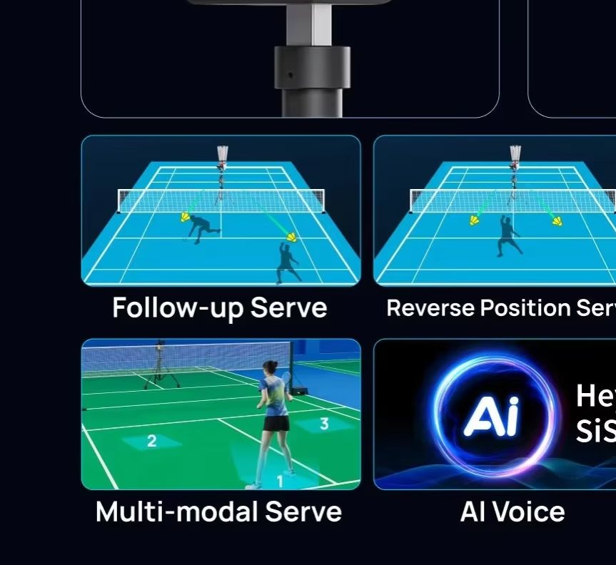 Robot Remote Control - Robot de Bádminton Inteligente 4D para