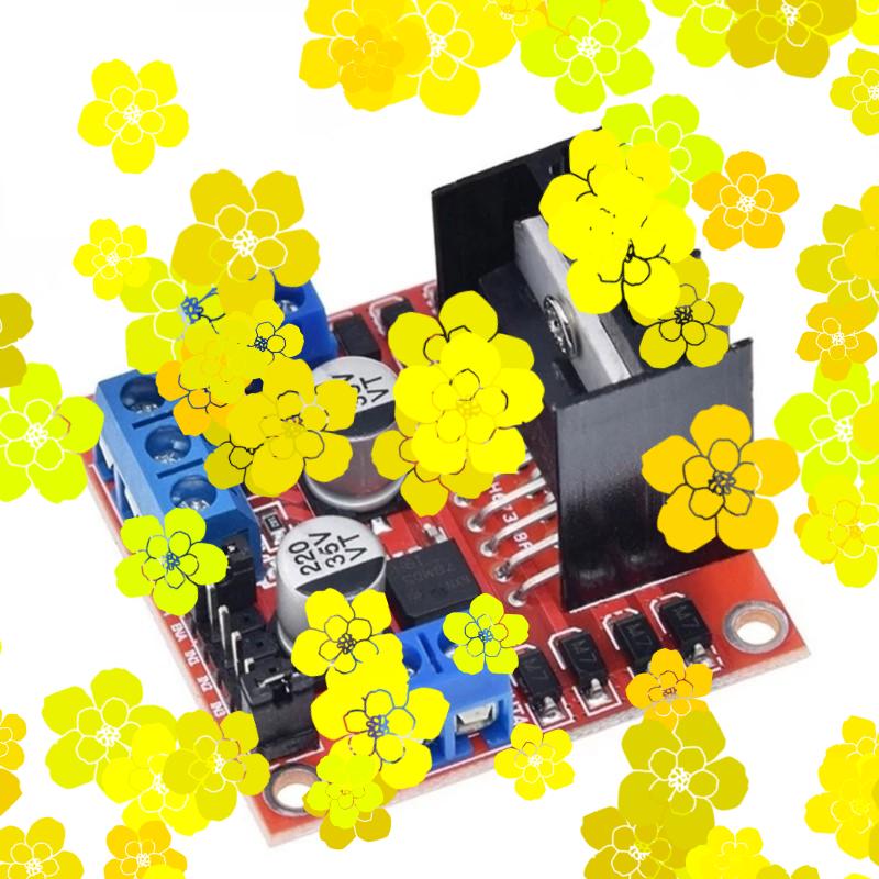L298N Module - Módulo de placa controladora L298N, puente