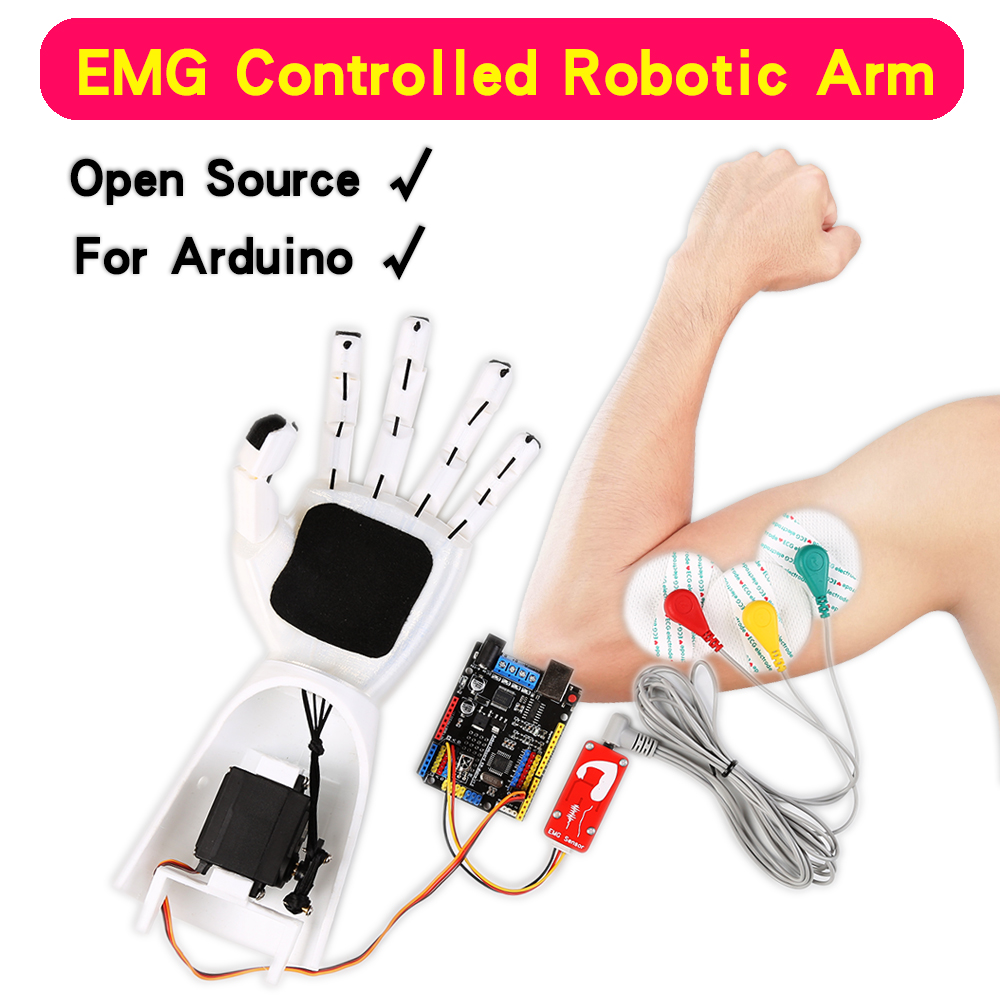 Sensor EMG Brazo robótico Sens - Robot Arm Kit reseña y precio