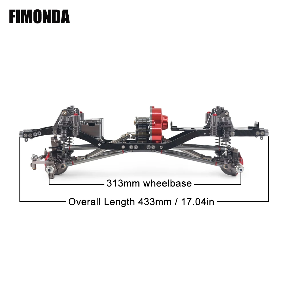 FIMONDA-Kit de chasis de Metal - Robot Car Kit reseña y precio