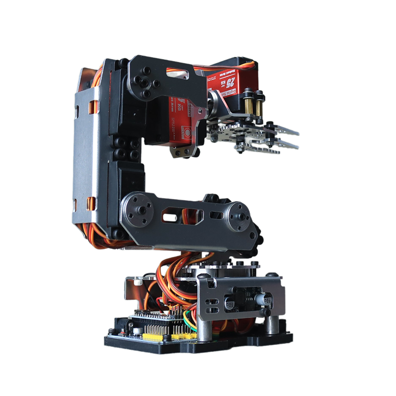 Brazo Robótico Metálico de 6 E - Robot Arm Kit reseña y precio