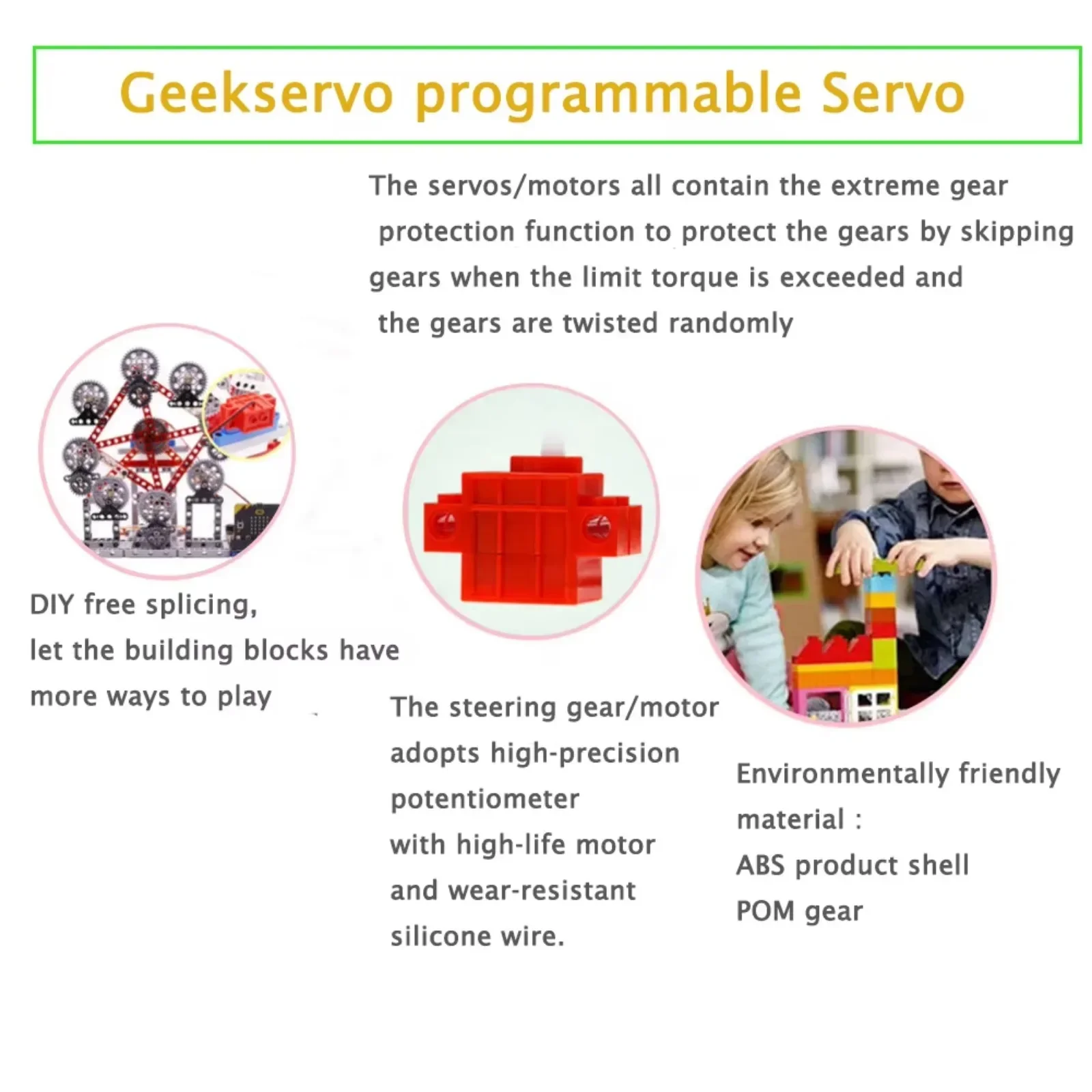 Geekservo Motor Rojo Programab - Microbit Robot reseña y precio