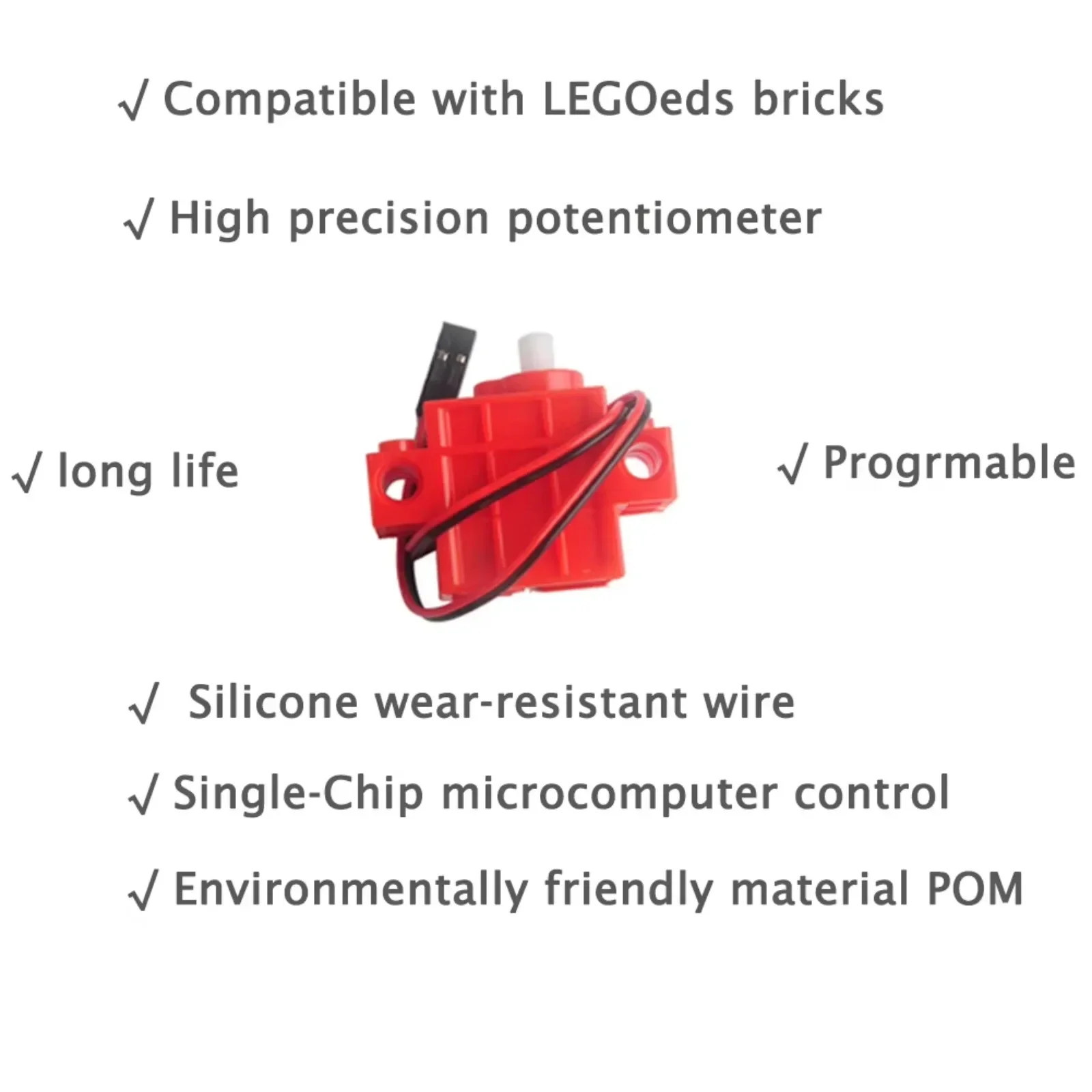 Geekservo Motor Rojo Programab - Microbit Robot reseña y precio