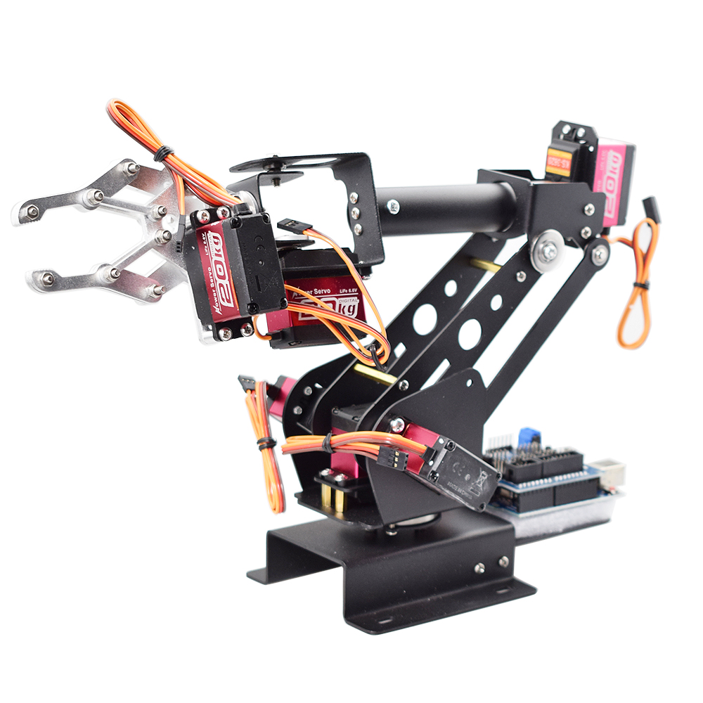 Brazo Robótico de 6 Grados de  - Robot Arm Kit reseña y precio