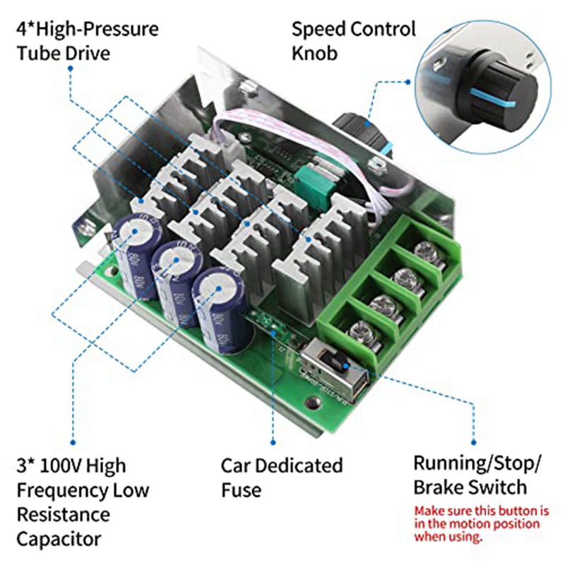 Controlador de Velocidad de Mo - Dc Motor 12V reseña y precio