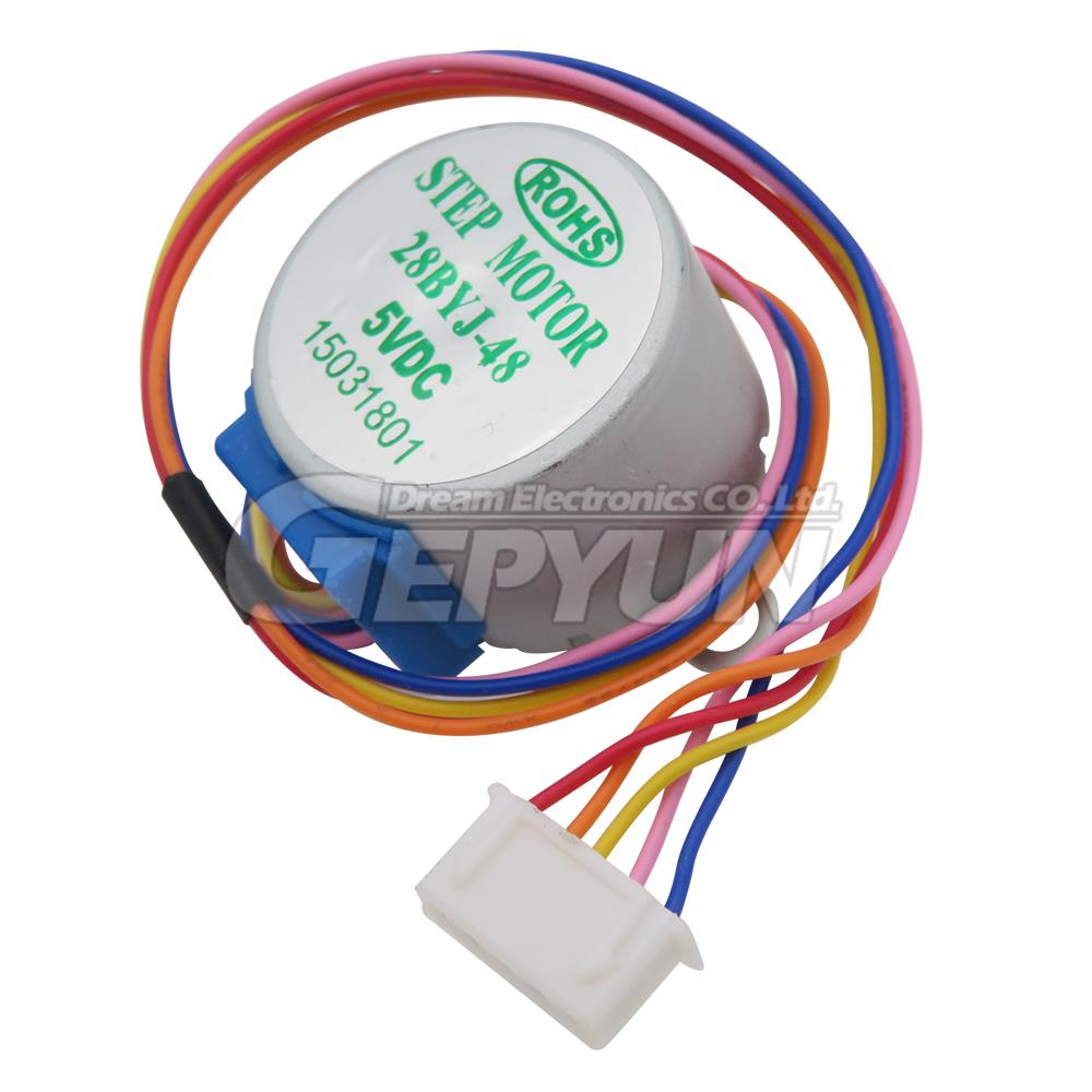 Motor paso a paso de 5V, 4 fas - 28Byj-48 reseña y precio