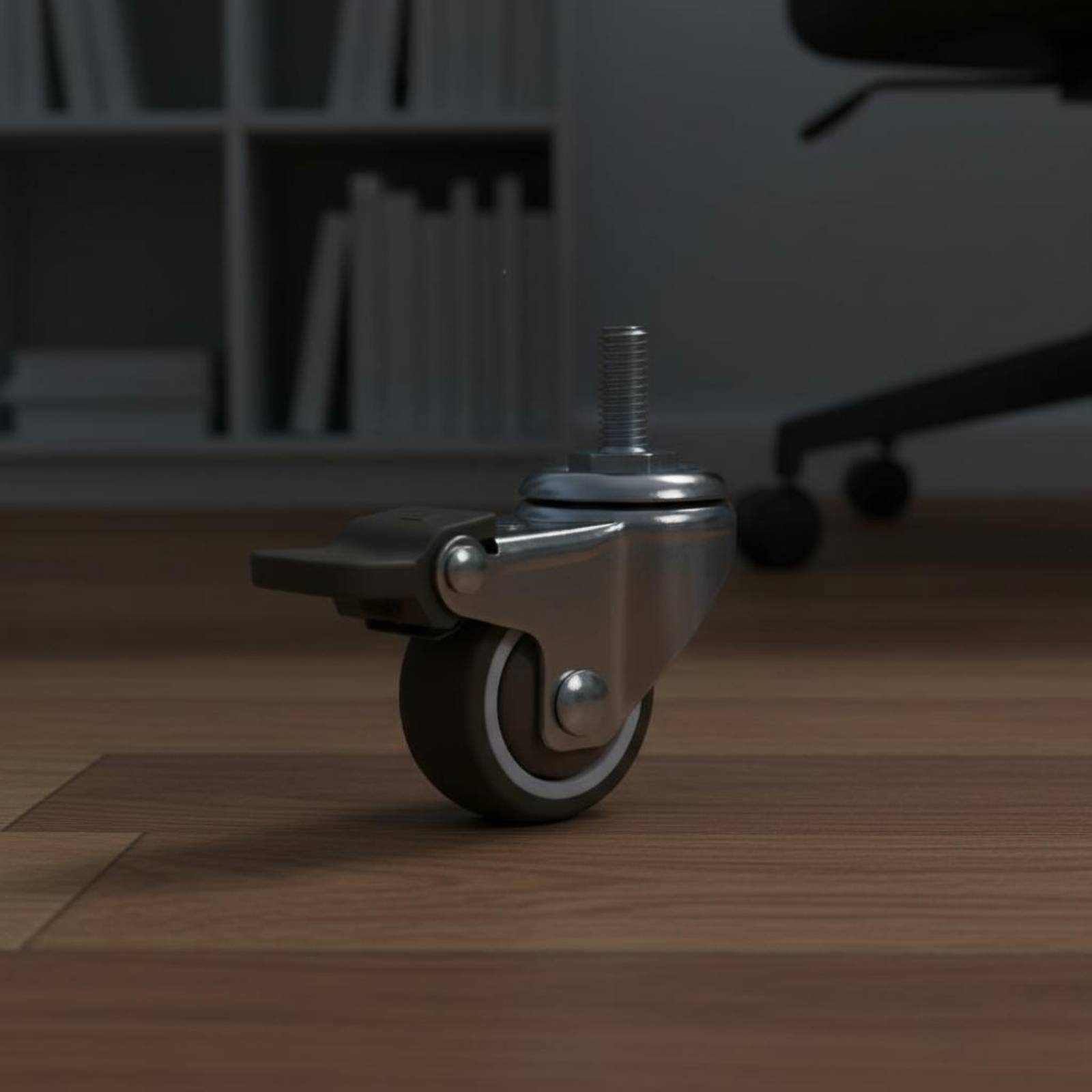 Rueda giratoria con vástago ro - Caster Wheel reseña y precio