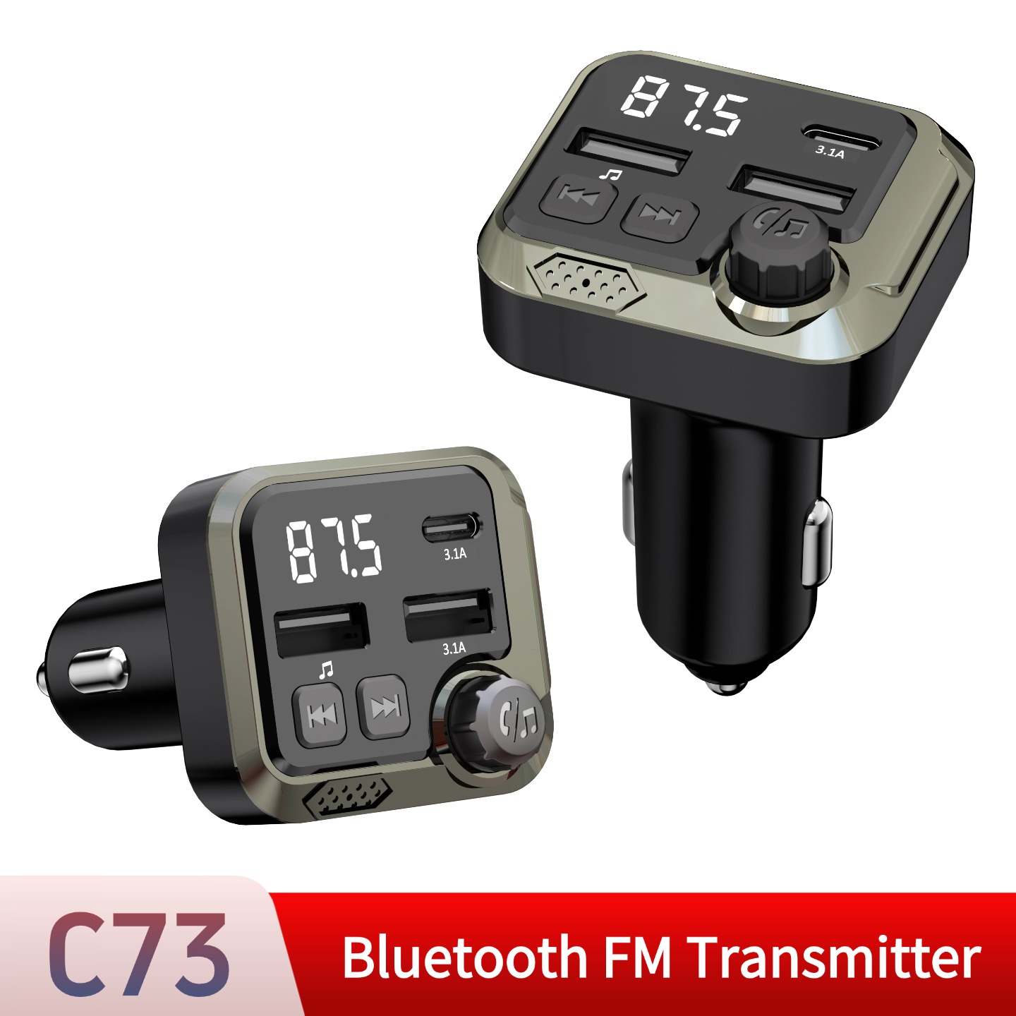 Transmisor FM para coche Bluet - Robot Bluetooth Car reseña y precio