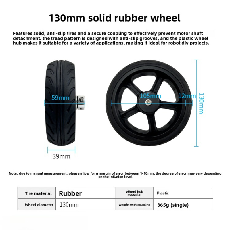 Rueda de Goma Sólida para Coch - Robot Wheel reseña y precio