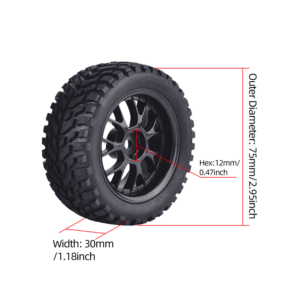 9imod 4 Uds 75mm rueda de goma - Omni Wheel reseña y precio