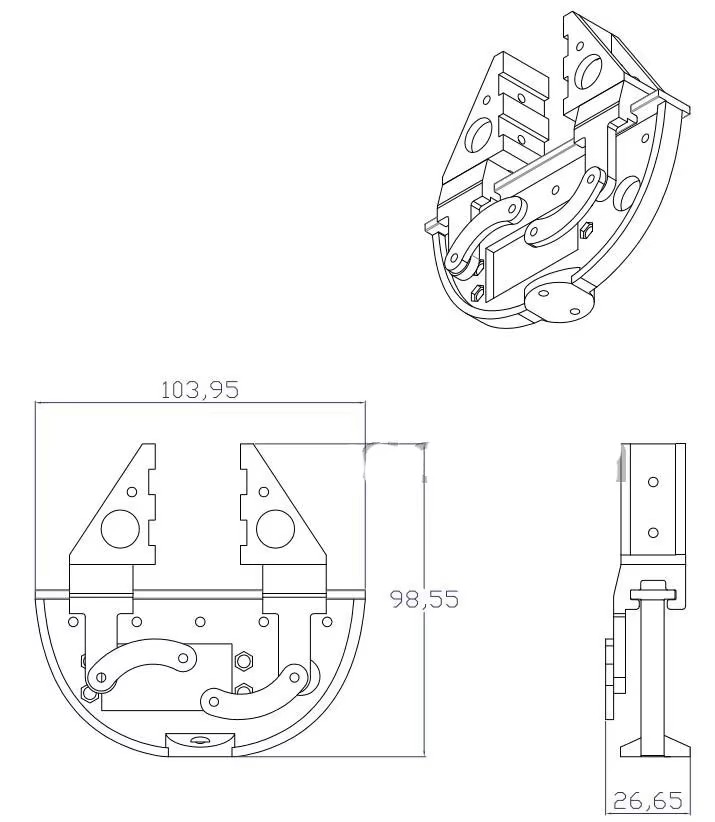 Nuevo Kit de brazo de garra me - Robot Gripper Claw reseña y precio