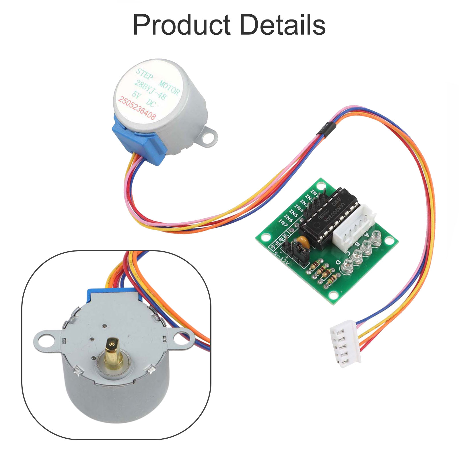 Motor paso a paso de 5V y 28mm - Uln2003 Driver reseña y precio