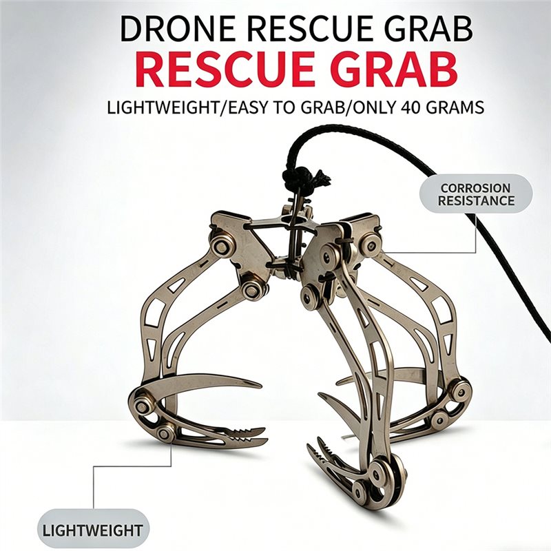 Gancho de rescate para drones  - Robot Gripper Claw reseña y precio