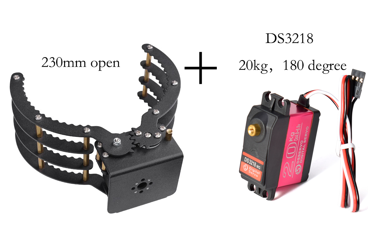 Pinzas mecánicas con abertura  - Robot Gripper Claw reseña y precio