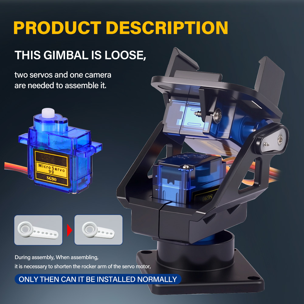 9IMOD Mini plataforma de cámar - Pan Tilt Bracket reseña y precio