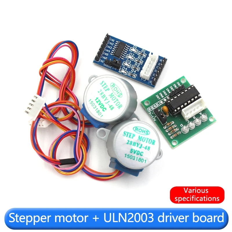 Motor paso a paso 28BYJ48 ULN2 - Uln2003 Driver reseña y precio